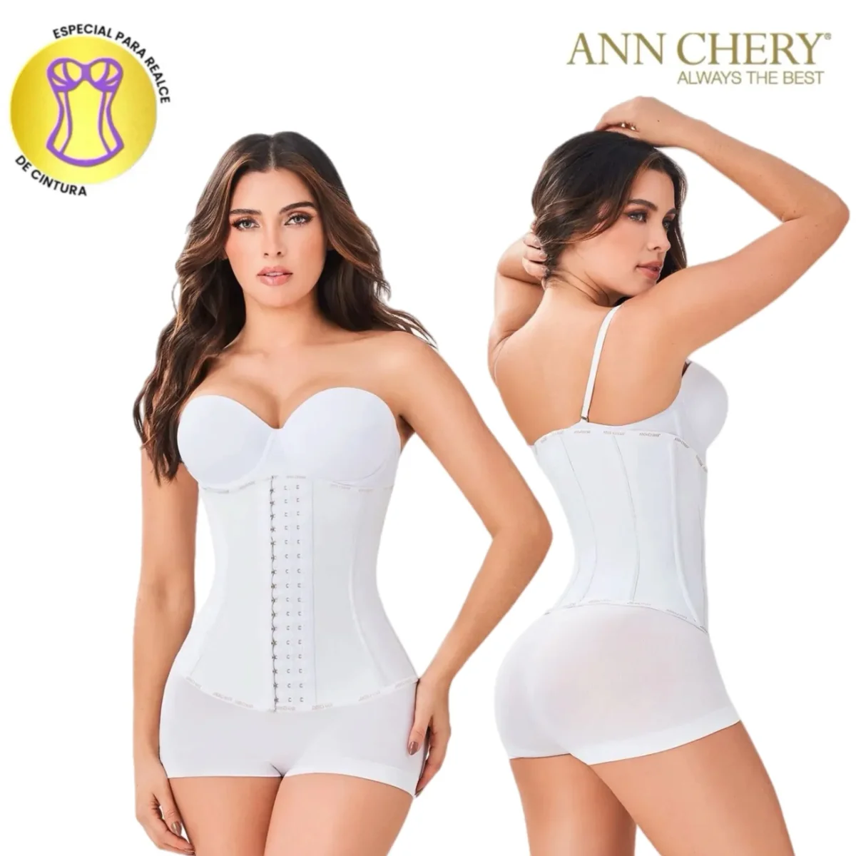 Ann Chery 5284: Cinturilla Perfecta reloj arena 3 broches - Imagen 2