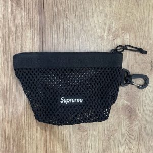 Supreme Mesh Mini Pouch - Black