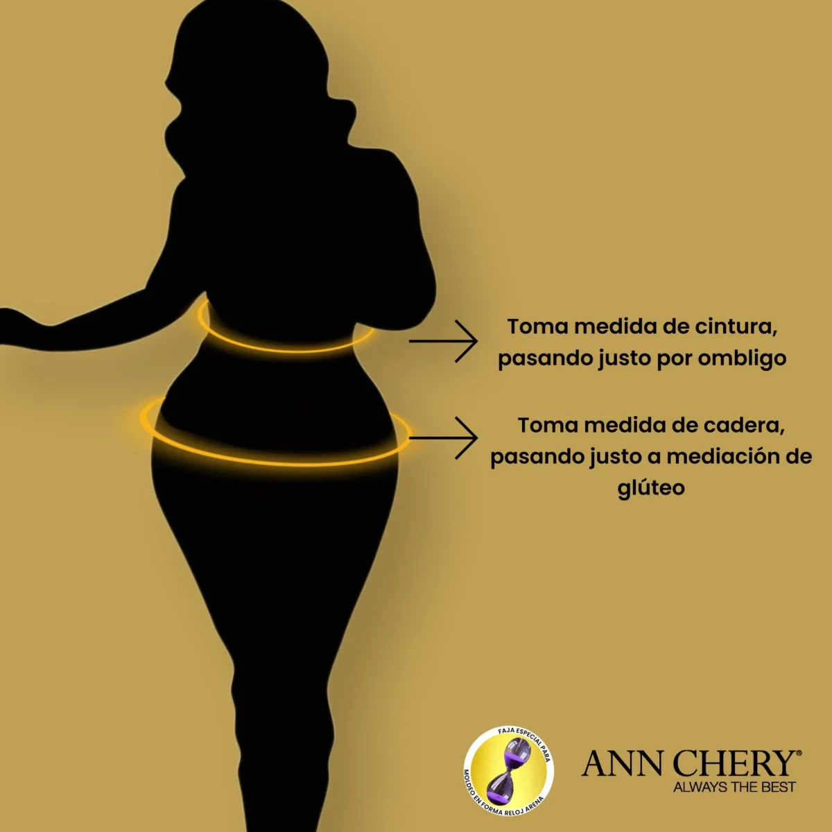 Ann Chery 5284: Cinturilla Perfecta reloj arena 3 broches - Imagen 8