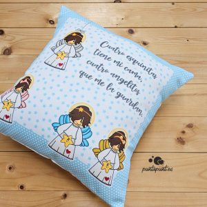 Cojín Cuatro esquinitas tiene mi cama – Punt a punt®