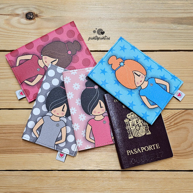 Funda para pasaporte Pepetta Colores – Punt a punt® - Imagen 2
