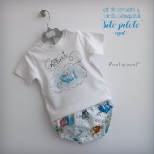 Set de camiseta y ranita «Sito piloto»